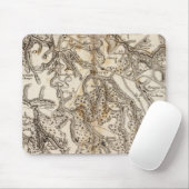 Morvan Atlas Karte Mousepad (Mit Mouse)