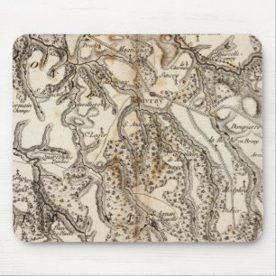 Morvan Atlas Karte Mousepad