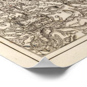 Morvan Atlas Karte Poster (Ecke)
