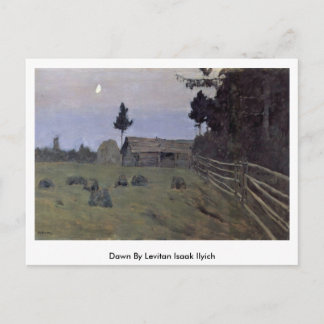 Morwn by Levitan Isaak Ilyich Postkarte