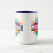 Morzine Alpen Zweifarbiges Kaffeetasse (Zentrum)