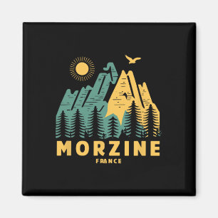 Morzine Berge Frankreich Wandern Outdoor Vintage  Magnet