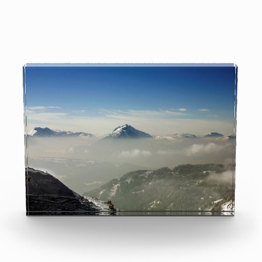 Morzine France Holiday Card Poster Fotoblock (Vorderseite)