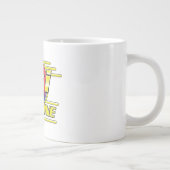 Morzine France Ski 80er Logo Jumbo-Tasse (Rechts)