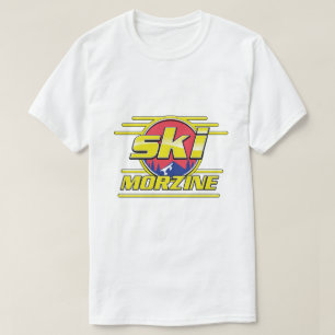 Morzine France Ski 80er Logo T-Shirt