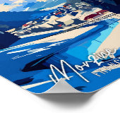 Morzine Frankreich Kunst, Dichtung und Musik Poster (Ecke)