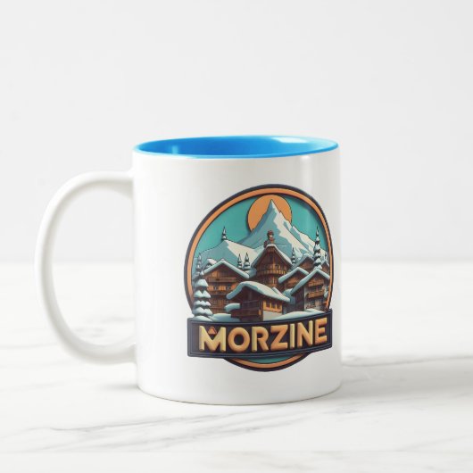 Morzine Ski Tasse - Feiern Sie Ihre Liebe für die (Links)