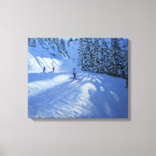 Morzine Skipiste Leinwanddruck