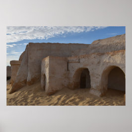 Mos Espa auf dem Planeten Tatooine Poster