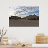 Mos Espa auf dem Planeten Tatooine Poster (Küche)