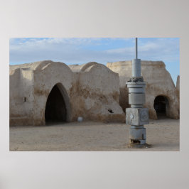 Mos Espa auf dem Planeten Tatooine Poster