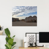 Mos Espa auf dem Planeten Tatooine Poster (Heimbüro)
