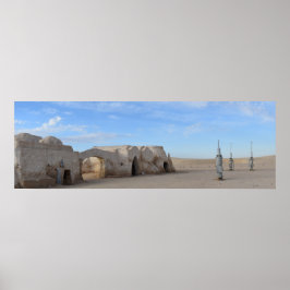Mos Espa auf dem Planeten Tatooine Poster