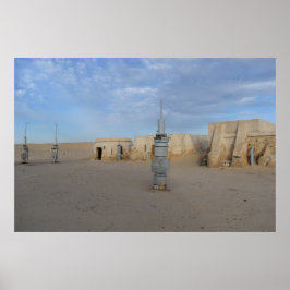 Mos Espa auf dem Planeten Tatooine Poster