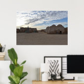 Mos Espa auf dem Planeten Tatooine Poster (Heimbüro)