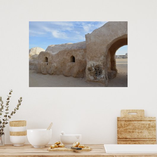Mos Espa auf dem Planeten Tatooine Poster (Küche)