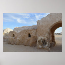 Mos Espa auf dem Planeten Tatooine Poster