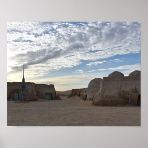 Mos Espa auf dem Planeten Tatooine Poster