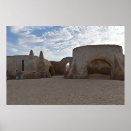 Mos Espa auf dem Planeten Tatooine Poster