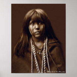 Mosa - Eine Mojave-Frau - Native American Archives Poster