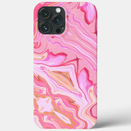 Mosaic Abstract Pink Pretty Customized Trendy Case-Mate iPhone Hülle (Rückseite)