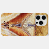 MOSAIC ANGEL MONOGRAM Case-Mate iPhone HÜLLE (Rückseite (Horizontal))
