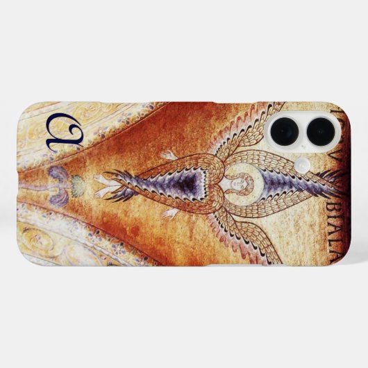 MOSAIC ANGEL MONOGRAM Case-Mate iPhone HÜLLE (Rückseite (Horizontal))