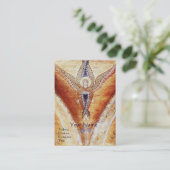 MOSAIC ANGEL Monogram Visitenkarte (Stehend Vorderseite)