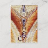 MOSAIC ANGEL Monogram Visitenkarte (Rückseite)