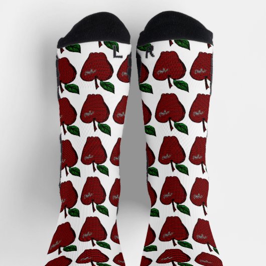 Mosaic Apple Socken (Oben)