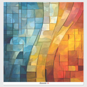 Mosaic Art Vinyl Sticker