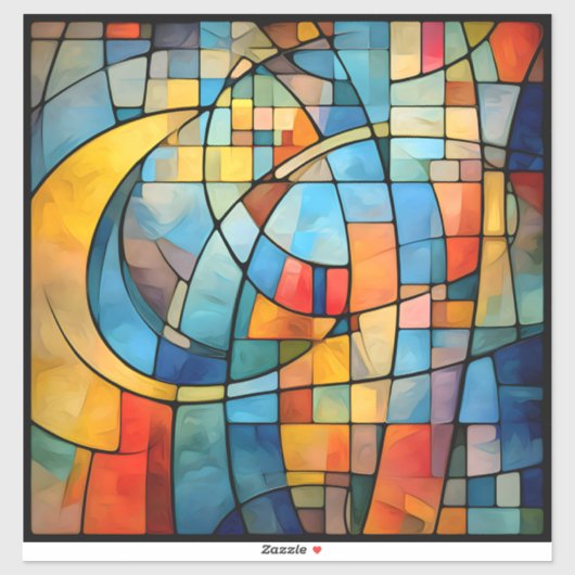 Mosaic Art Vinyl Sticker (Blatt)