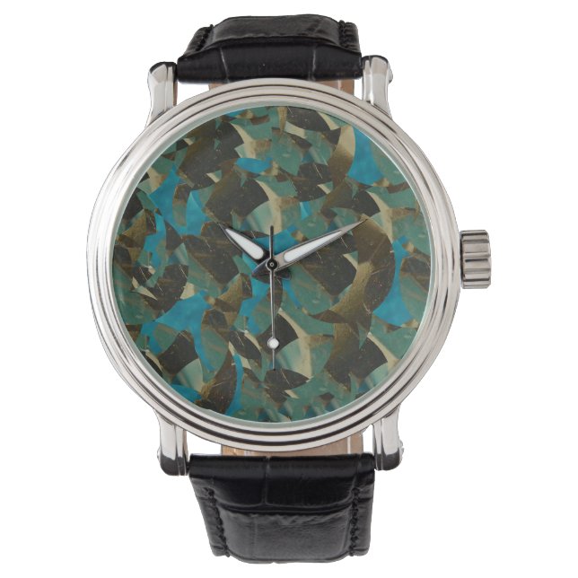 Mosaic Blue Watch Armbanduhr (Vorderseite)