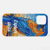 Mosaic Bluebird Inspiration iPhone-Hülle iPhone Hülle (Rückseite (Horizontal))
