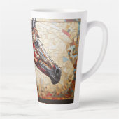 Mosaic Brown Horse Milchtasse (Rechts)