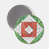 MOSAIC Circle Magnet (Vorderseite/Rückseite)