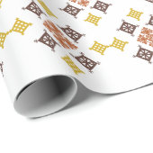 Mosaic Cross Pattern Geschenkpapier (Rolleneckpunkt)