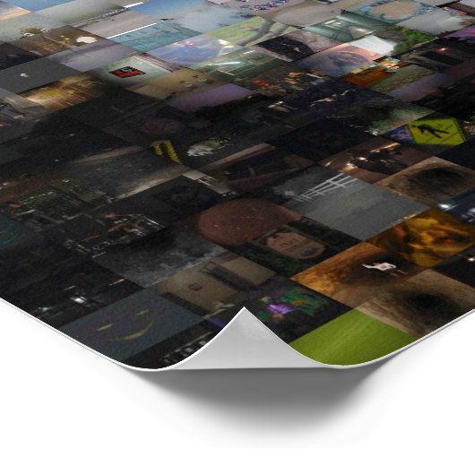 Mosaic Daisies 10 Poster (Ecke)