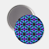 Mosaic de fleur...... magnet (Vorderseite/Rückseite)