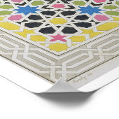 Mosaic design from the Alhambra, from 'The Arabian Poster (Ecke)