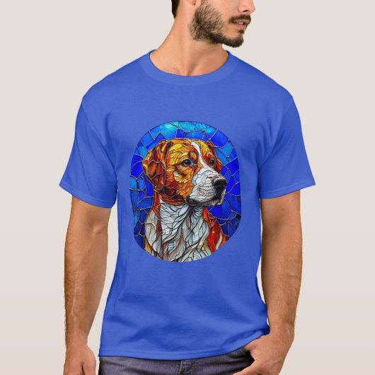 Mosaic Dog T-Shirt (Vorderseite)