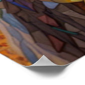 Mosaic Eagle Poster (Ecke)