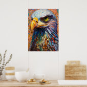 Mosaic Eagle Poster (Küche)