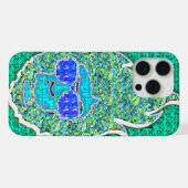 Mosaic Face Case iPhone Hülle (Rückseite (Horizontal))