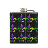 Mosaic Fleur-de-lis Flachmann (Rückseite)