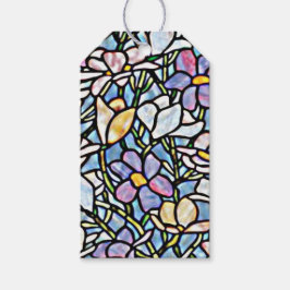 Mosaic Floral Tiles Geschenkanhänger