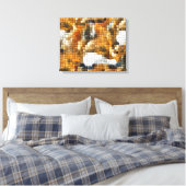 MOSAIC FOX LEINWANDDRUCK (Insitu (Schlafzimmer))