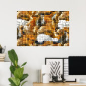 MOSAIC FOX POSTER (Heimbüro)
