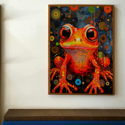 Mosaic Frog Decoupage Seidenpapier