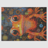 Mosaic Frog Decoupage Seidenpapier (Vorderseite)